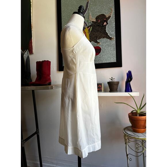 Vintage 60s Sheer Cotton Slip Dress | Edwardian Lace | Sears Roebuck | S/M - Picture 4 of 8